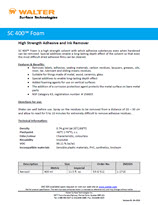 Technical Datasheet - SC 400