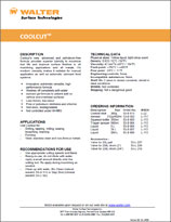 Technical Datasheet - COOLCUT