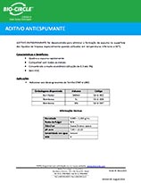 Technical Datasheet - ADITIVO ANTIESPUMANTE