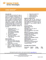Technical Datasheet - COLD SHOCK