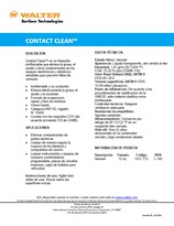 Technical Datasheet - CONTACT CLEAN