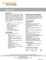Technical Datasheet - ZINC 200