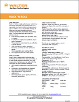 Technical Datasheet - ROCK'N ROLL