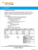 Technical Datasheet - ALL SEASON