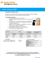 Technical Datasheet - POWER CLEANER 100