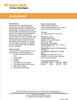 Technical Datasheet - CHAIN GANG