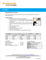 Technical Datasheet - SC 400