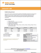 Technical Datasheet - COOLCUT S-30