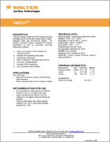 Technical Datasheet - TAPCUT