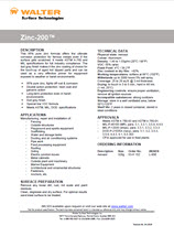 Technical Datasheet - ZINC 200