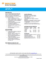 Technical Datasheet - AF-PL