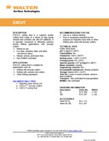 Technical Datasheet - ICECUT