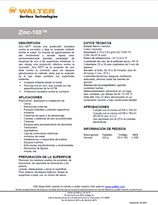 Technical Datasheet - ZINC 100