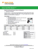 Technical Datasheet - GOLD MATRIX READY